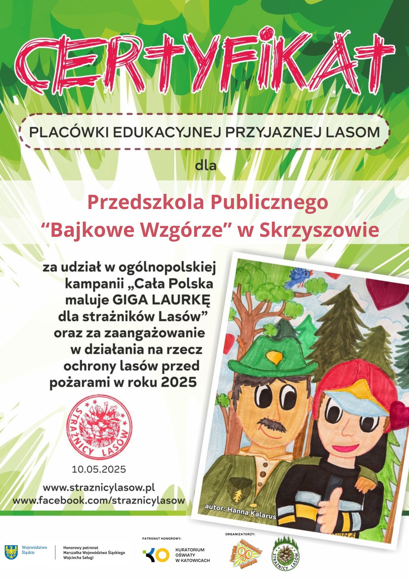 Certyfikat udziału w akcji.